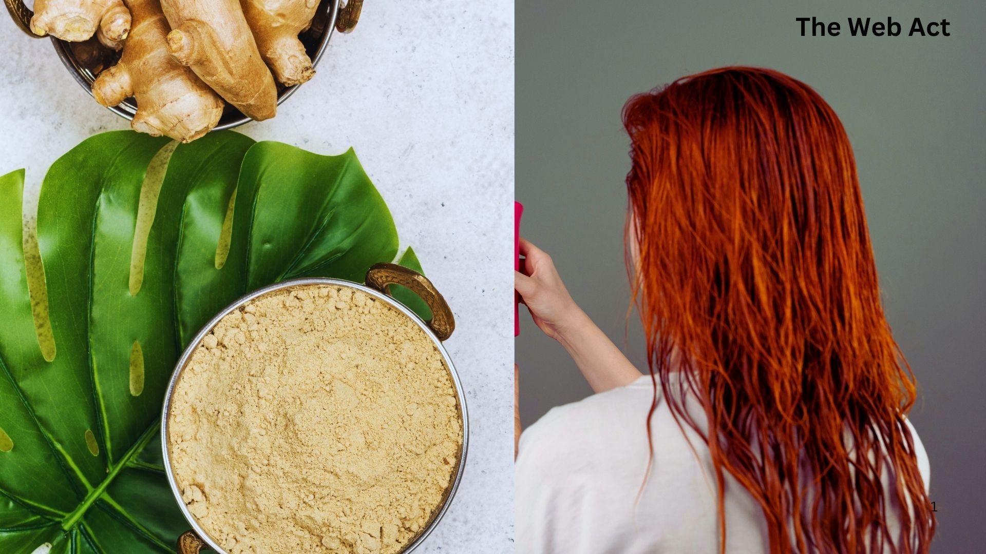 চুলের যত্নে আদার ব্যবহার, Use of ginger in hair care