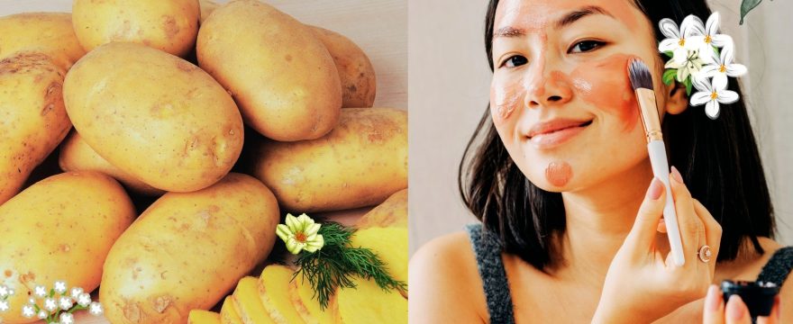 ত্বকের যত্নে আলু, Potatoes for skin care